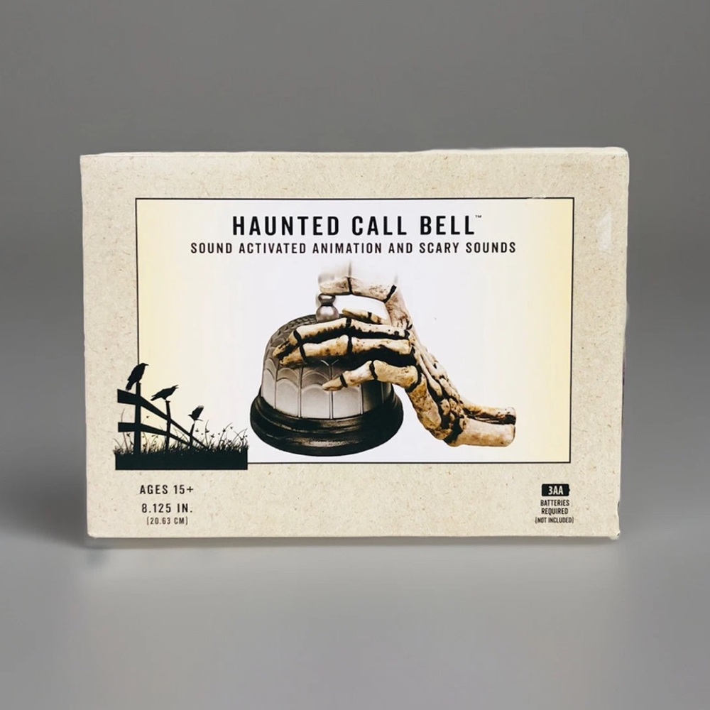Cracker Barrel Halloween Haunted Call Bell Sound Activated Animation Skeleton